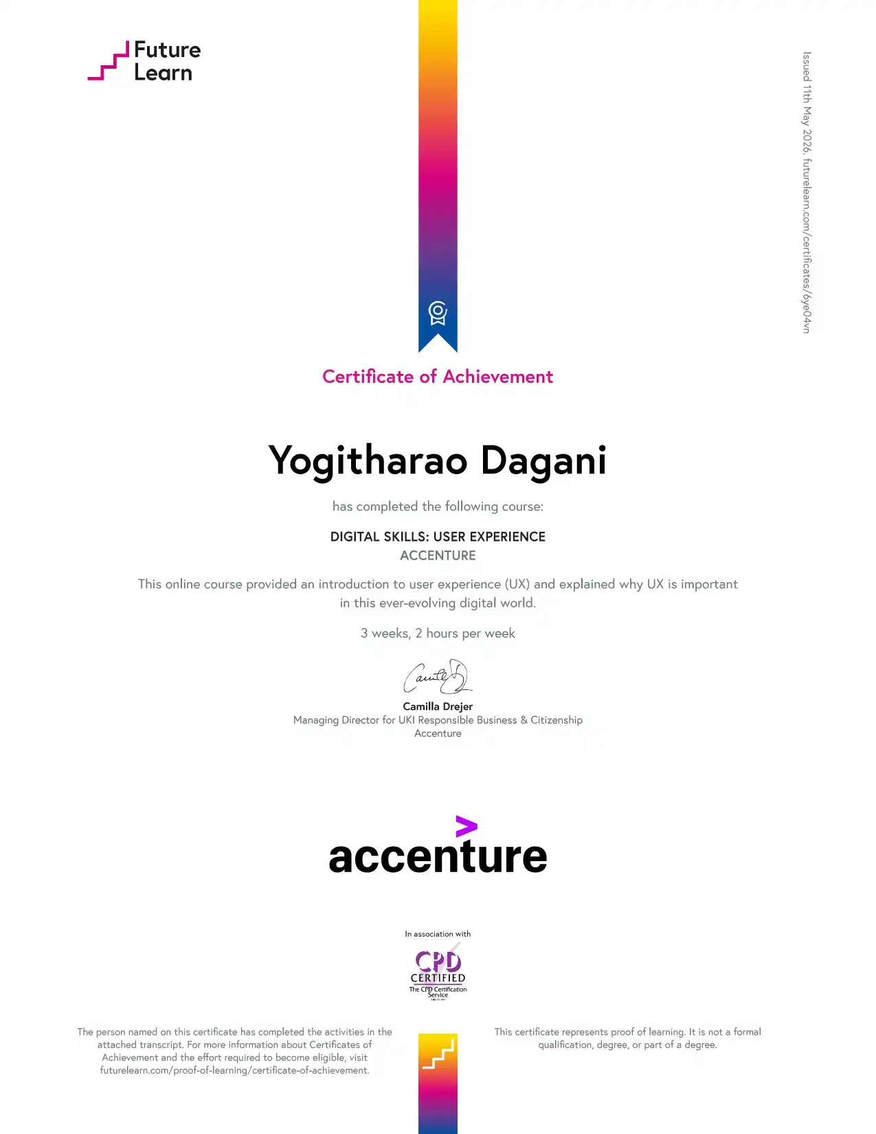 Accenture UX Certificate